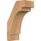 Ekena Millwork 3 1/2"W x 6"D x 10"H Merced Smooth Knee Brace, Western Red Cedar BRC04X06X10MRC00SWR - alternate 1